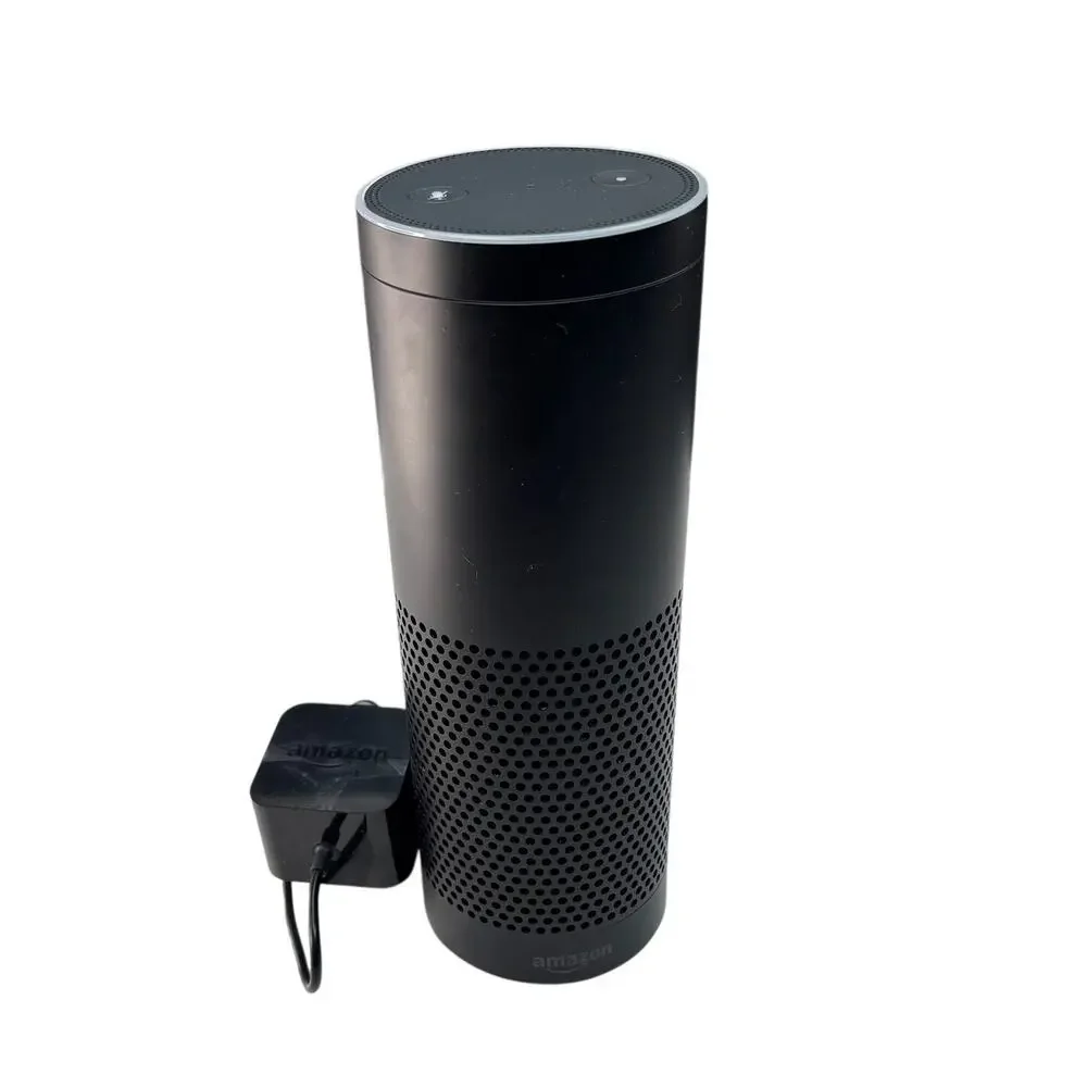 Amazon Echo Black Tower SK705DI 1st Generation Alexa Smart Speaker Tested Reset - Picture 1 of 8